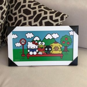 HELLO KITTY AND FRIENDS FRAMED ARTWORK SANRIO NEW